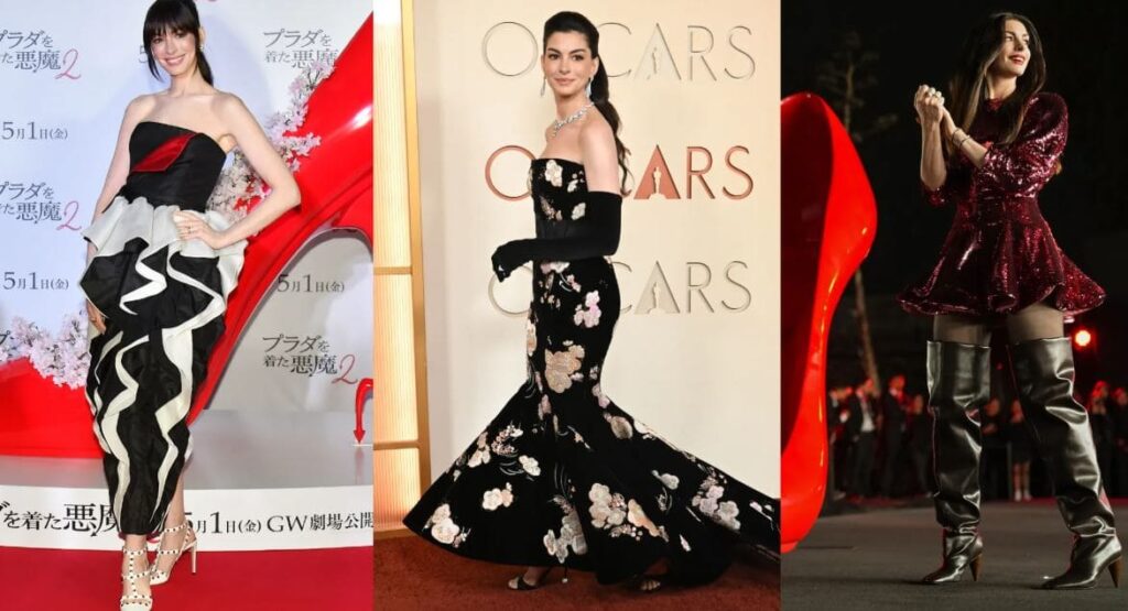Anne Hathaway cân mọi style thời trang