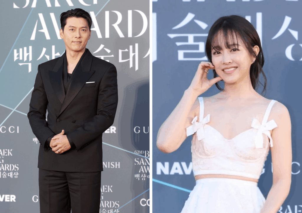 Hyun Bin và Park Bo Young trong Baeksang Art Awards 2026