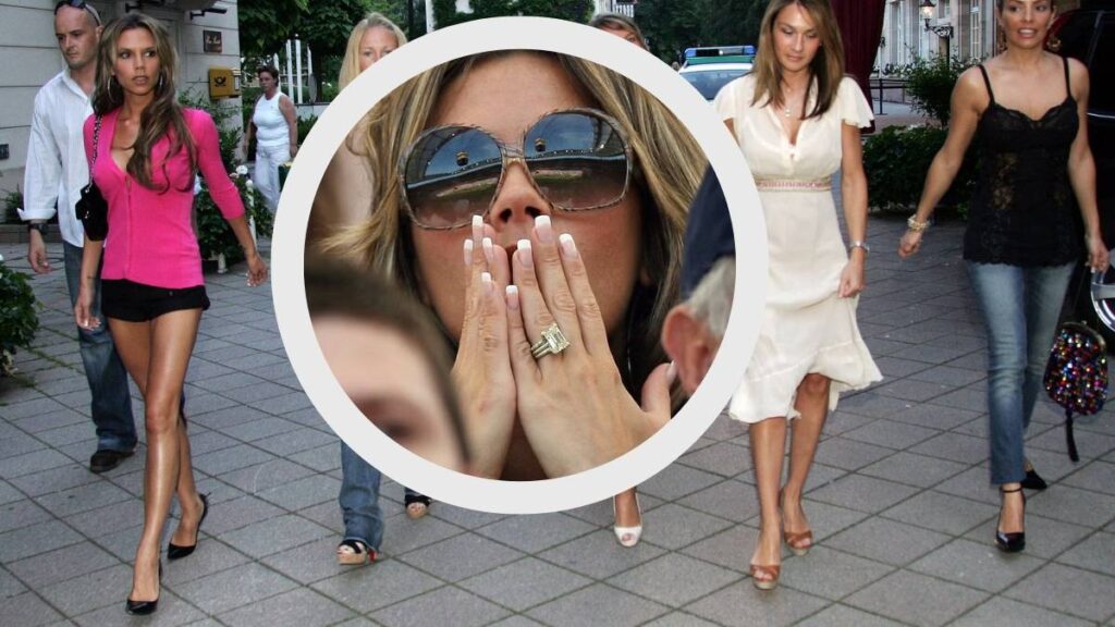 Kiểu tóc sấy phồng và móng tay kiểu Pháp Victoria Beckham